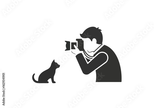 Cat Photography: A Photographer Capturing a Feline Friend