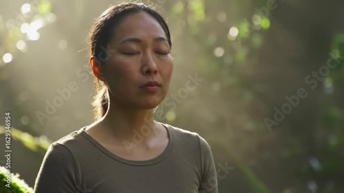 Morning Meditation in the Forest