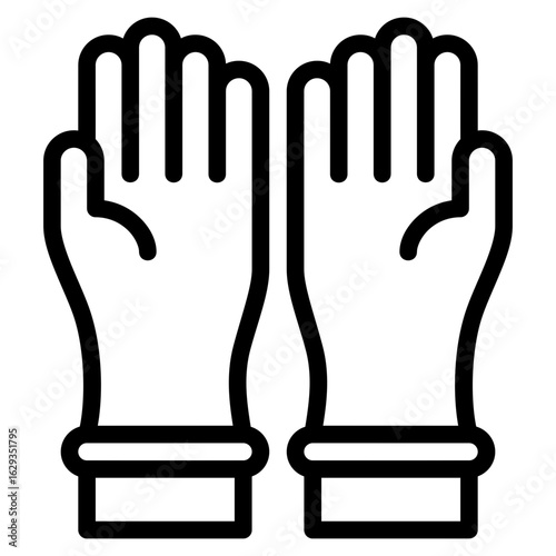 Medical Gloves Icon