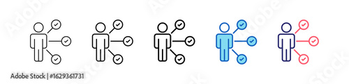Skills Icon In 5 Different Styles Set Collection.   