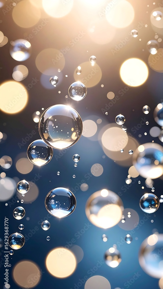 custom made wallpaper toronto digitalSparkling water droplets