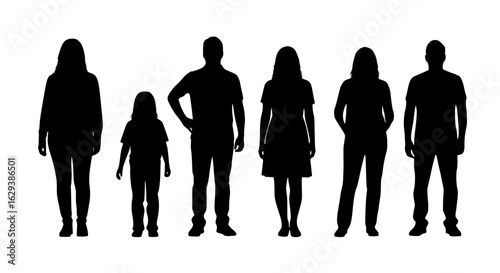 silhouettes of people