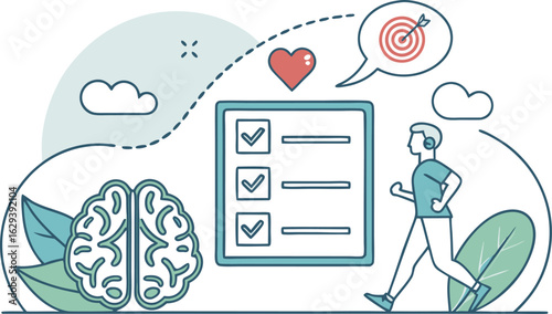 Achieving holistic well being through mindful exercise healthy habits and goal setting for a balanced and fulfilling life