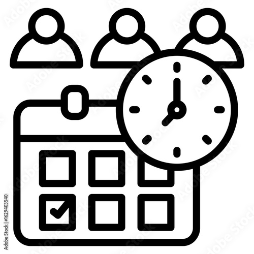 Meeting Scheduler Icon