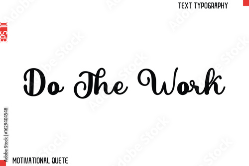 Do The Work.eps