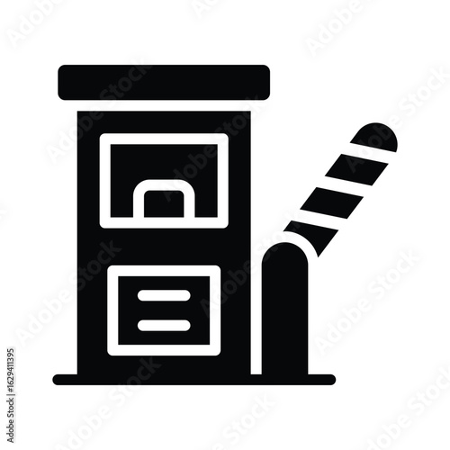 Have a look at this glyph icon for checkpoint gate system