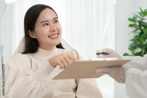 beauty asian woman smile and happy after surgery, Cosmetic surgery, skin whitening injection, filler injection, Skin reface, beautiful Asian girls receive beauty treatments at beauty clinic Free Download beauty asian woman smile and happy after surgery, Cosmetic surgery, skin whitening injection, filler injection, Skin reface, beautiful Asian girls receive beauty treatments at beauty clinic - GFXLoad