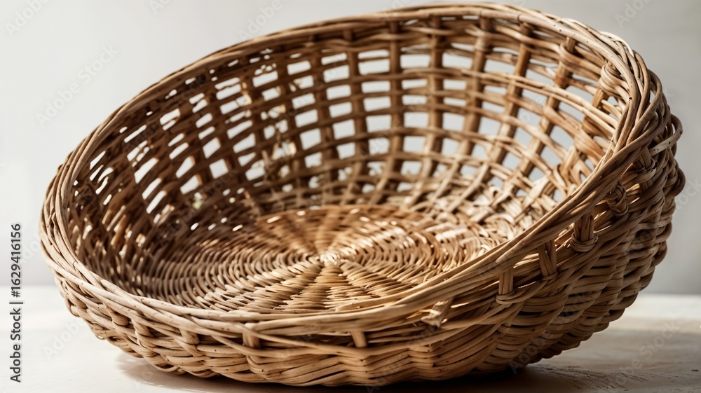 Fototapeta premium empty wicker basket