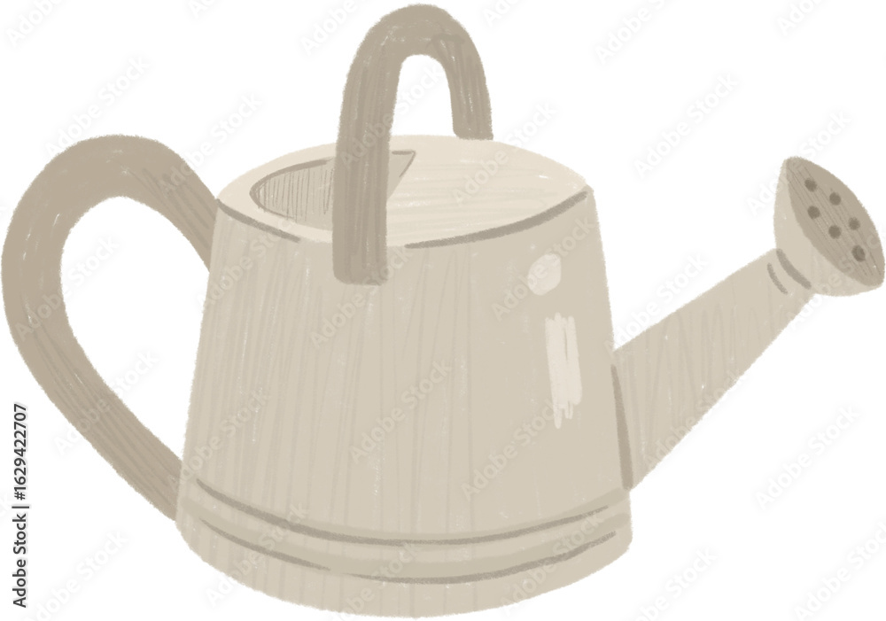Obraz premium Classic Metal Watering Can Pouring