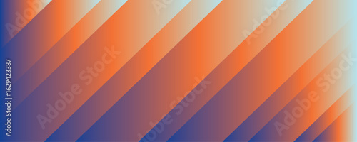 Abstract smooth diagonal gradient background with a seamless blend of vibrant cyan and deep orange tones. Cool and modern futuristic, sleek appearance with subtle lighting effects.