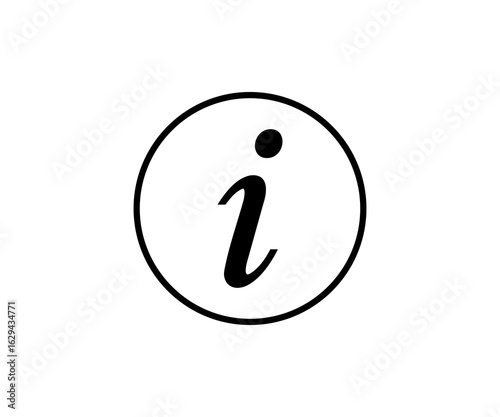 Information icon, info sign. Black bubbles pointers information icons sign illustration on transparent background. 