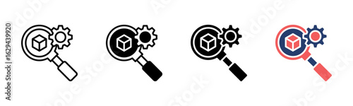 Ai Investment icon sheet multiple style collection