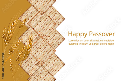 Postcard for the holiday of Passover.eps