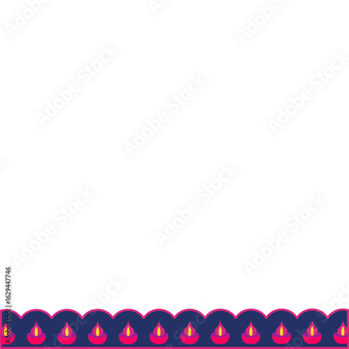 Decorative Diwali Border
