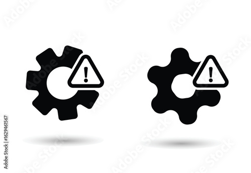 Troubleshoot icon set. Troubleshoot glyph icon. Glyph vector icon symbol