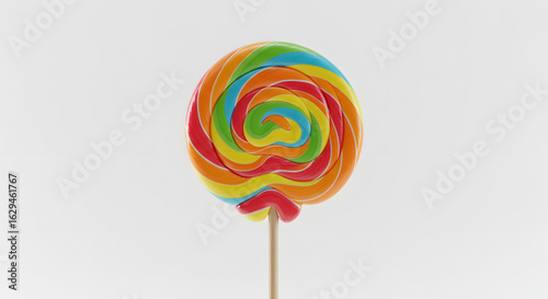 Wallpaper Mural 虹色キャンディー 鮮やか螺旋 甘く輝く光. AI Generated Torontodigital.ca