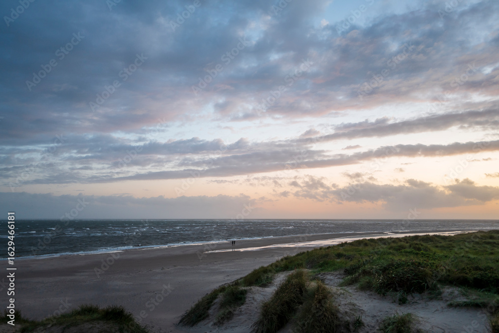 Obraz premium stormy sunset