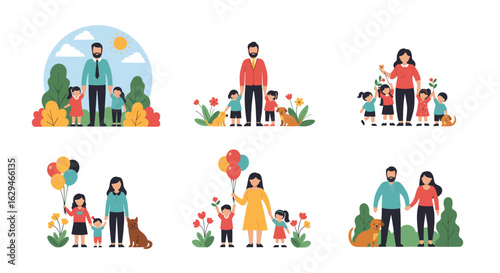 Capturing cherished moments of family life outdoors together celebrating happiness