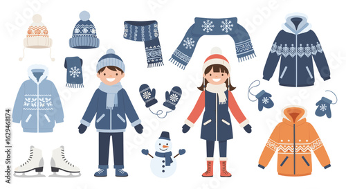 Cozy winter apparel and accessories for a magical snowy adventure