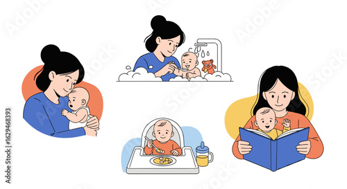 Cherished moments of motherhood a gentle guide to nurturing your little one
