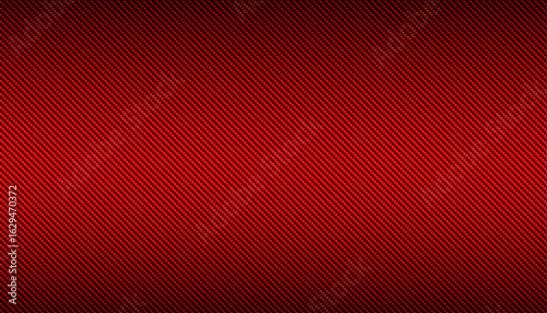 Red carbon fiber texture, vector graphic