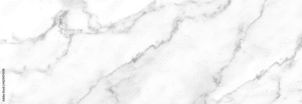 Fototapeta premium Marble granite white panorama background wall surface black pattern graphic abstract light elegant gray for do floor ceramic counter texture stone slab smooth tile silver natural.
