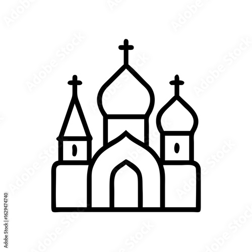 Cathedral Church Structure Icon Design