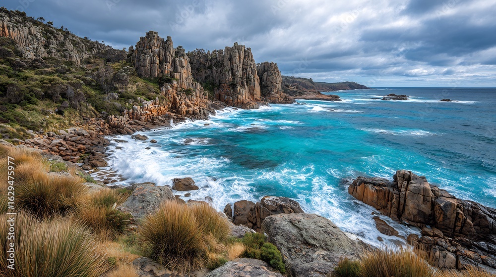 Fototapeta premium Rugged Coastal Scenery of Tasmania, Australia