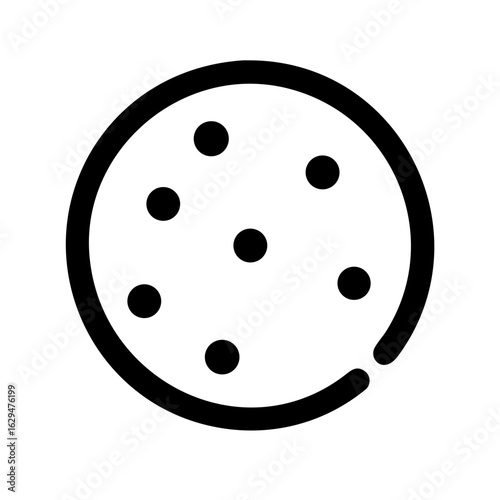 Cookie Sweet Snack Icon Design