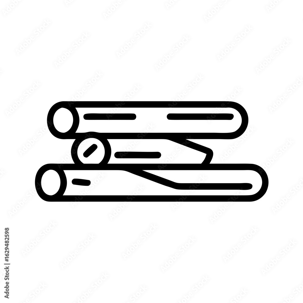 Lumber Wood Planks Icon Design Lumber Wood Planks Icon Design