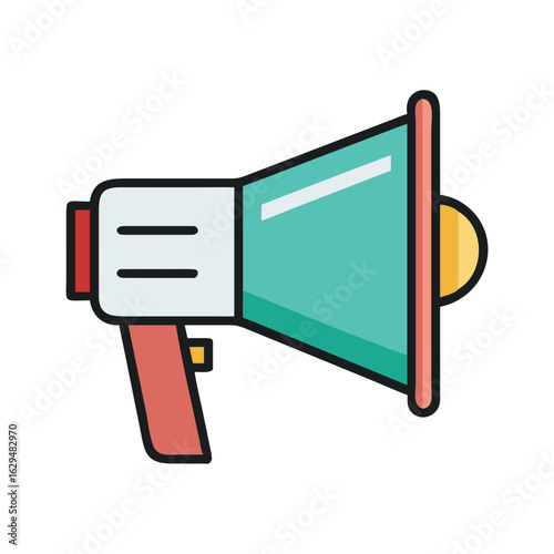 Megaphone Loudspeaker Icon Design