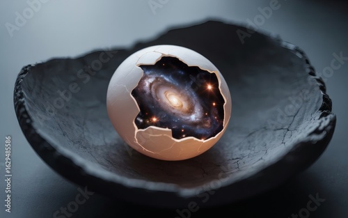Cosmic Egg Birth of a Universe