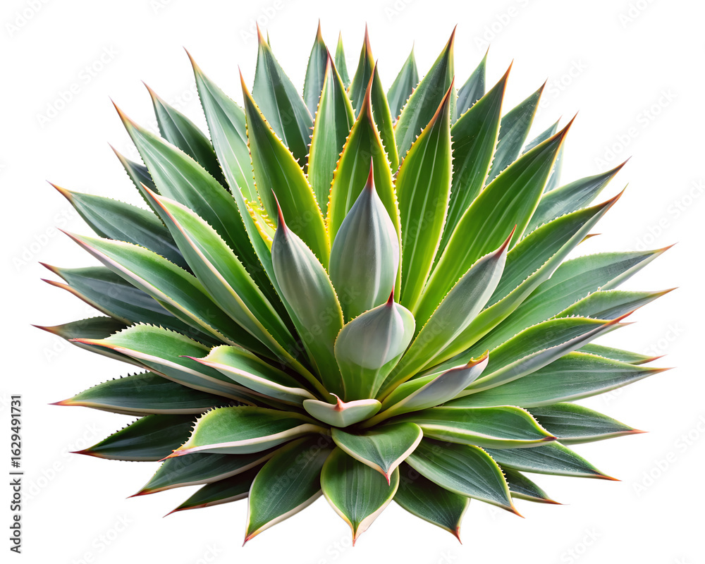 Fototapeta premium Agave plant isolated on transparent background