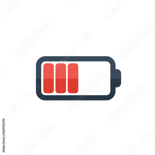 Partially Charged Battery Icon - Power Level Indication