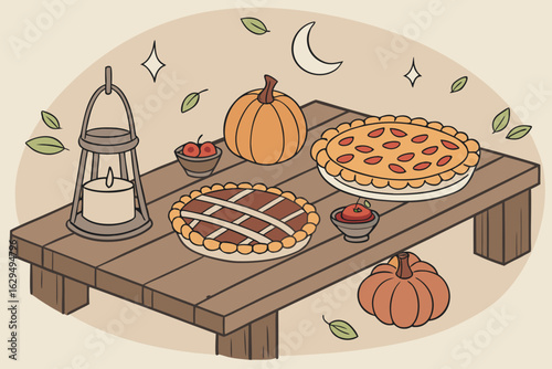 illustration of pizza