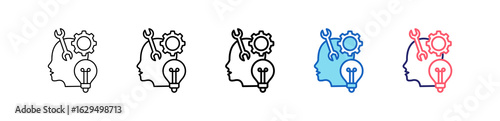 Capability Icon In 5 Different Styles Set Collection.   