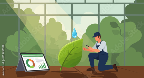 Smart farming technology for precision agriculture in sustainable greenhouse practices