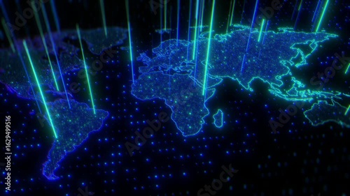 デジタルの地球地図
