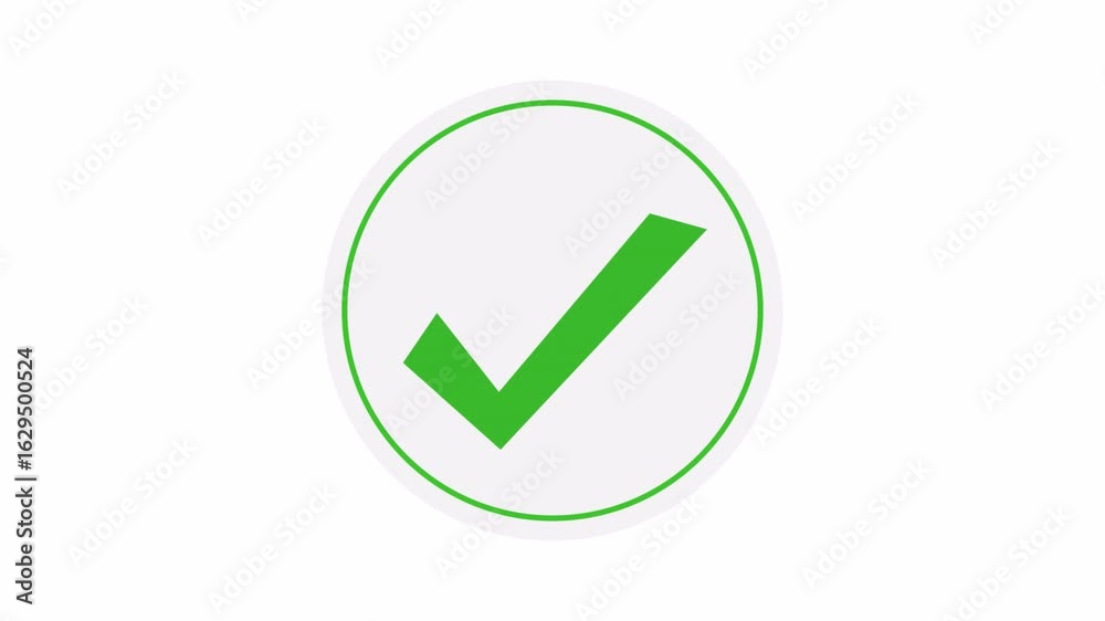 4K Green Tick Animation in Circle – Verified, Approved, Success Icon on Transparent Background | Motion Graphic Element 4K Green Tick Animation in Circle – Verified, Approved, Success Icon on Transparent Background | Motion Graphic Element