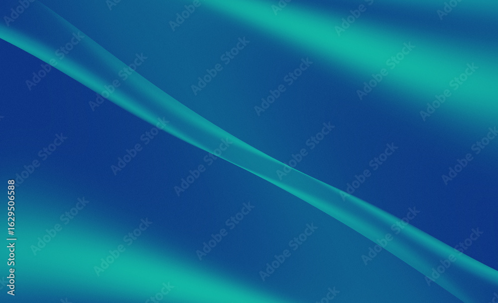 Obraz premium abstract blue background with elegant turquoise waves. Dynamic shape composition. illustration Blue background, ideal for modern and elegant advertising materials.