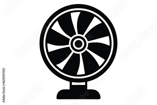 fan regulator vector icon