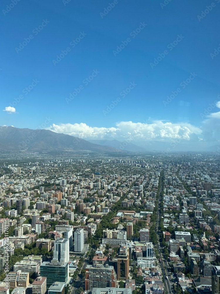 Obraz premium skyline of santiago