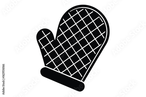 oven mitt vector icon