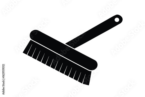 scrub brush vector icon