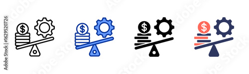Leverage icon sheet multiple style collection