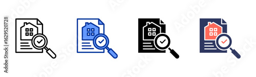 Valuation icon sheet multiple style collection
