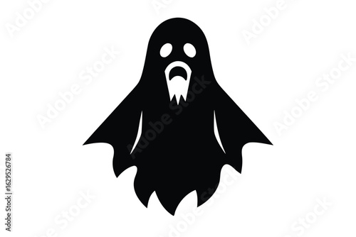 wailing ghost vector icon