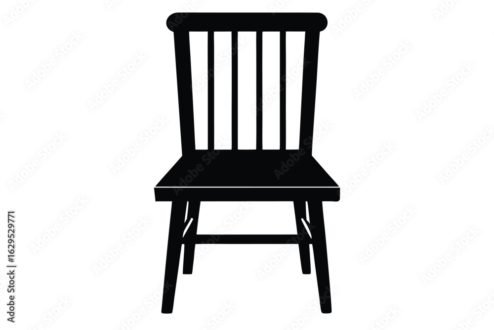 wooden chair vector icon wooden chair vector icon