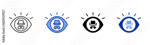 Hacker icon sheet multiple style collection