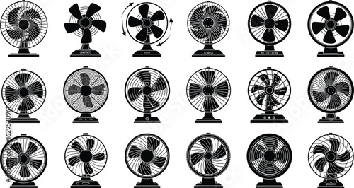 Modern electric fans collection for cool comfort and style